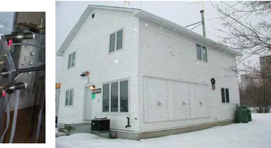 Figure 9. New test facility for assessing field performance   of innovative wall and window systems 