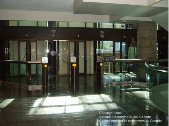 Figure 4: Elevator bank at the C.D. Howe building 