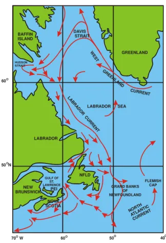 Figure 2.1  Major Ocean Circulation Features 