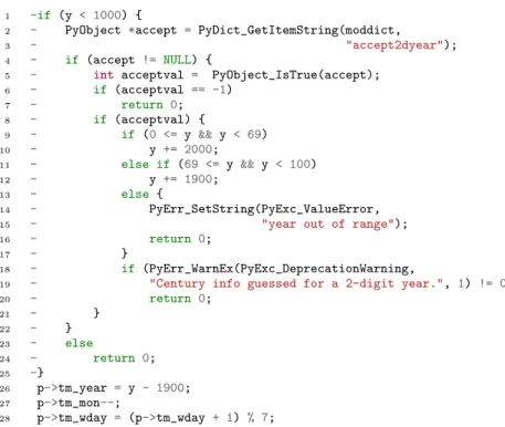 Figure 3: Developer patch for python-bug-69783-69784