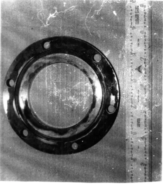 Figure  1-1:  Corrosion-Damaged  Specimen  # (O-ring grooved side) 9