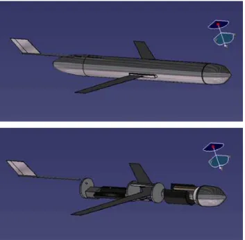Figure 2: CAD Model of the SLOCUM Glider 