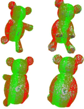Fig. 6. Fine correspondence computed by the algorithm.