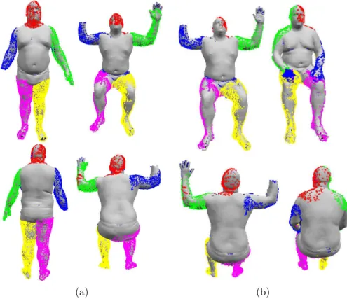 Fig. 9. Fine correspondence computed by the algorithm.