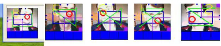 Figure 6. Some motion codes of those programmed in Nouse. More can be added using a script file, using either 4x4 or 9x9 grid.