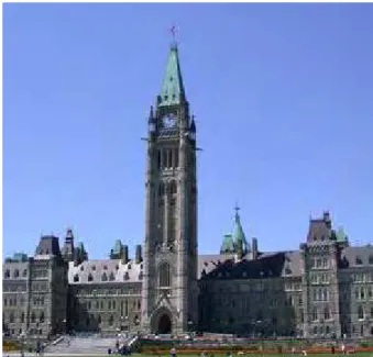 Figure 1. The Center Block of Parliament Hill in Ottawa, Canada. 
