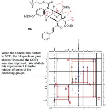 Figure 6. NOESY of compound 9b.