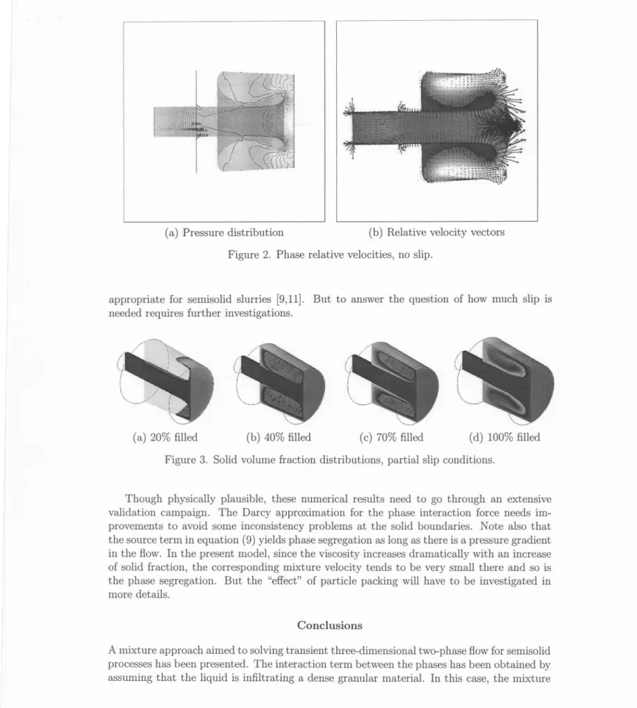 Figure 2. Phase relative velocities, no slip.