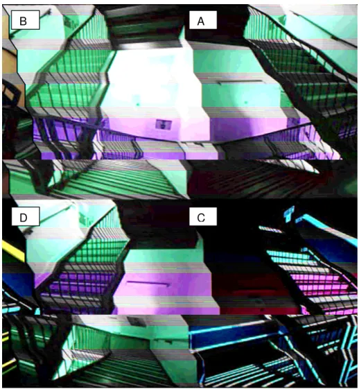 Figure 7: Four experimental stairwells, NRC-PWGSC study [15] 