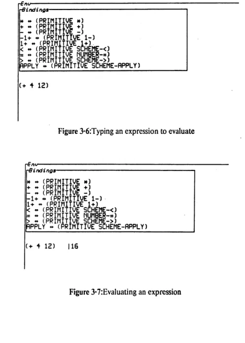 Figure  3-6:Typing an expression  to evaluate