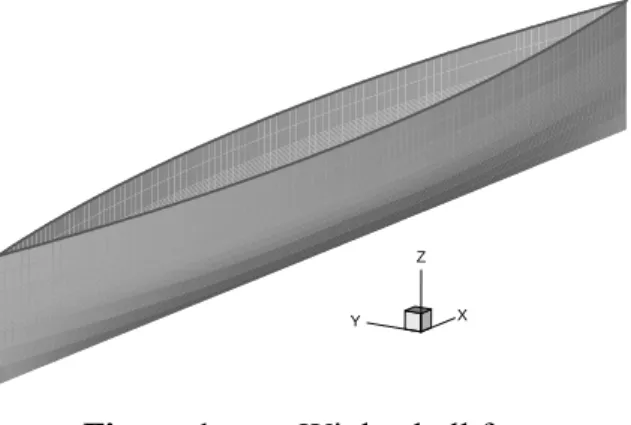 Figure 1:  Wigley hull form