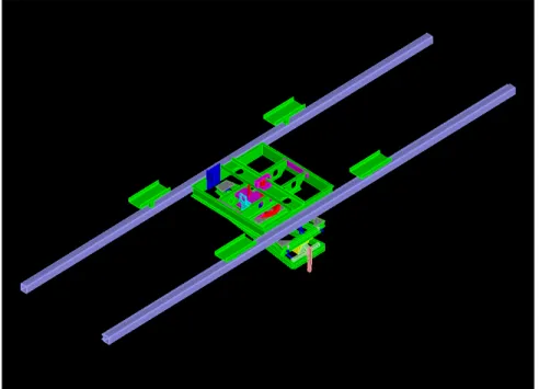 Figure 2.2 b: CAD top isometric view for the PMM 