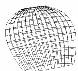Figure 3. Propeller Blade Expended Planform Profile 