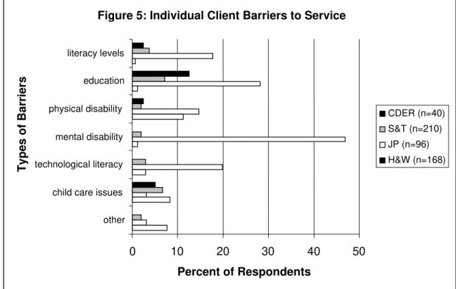 Figure 5: Individual Client Barriers to Service