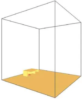 Figure 3.  Atrium model geometry. 