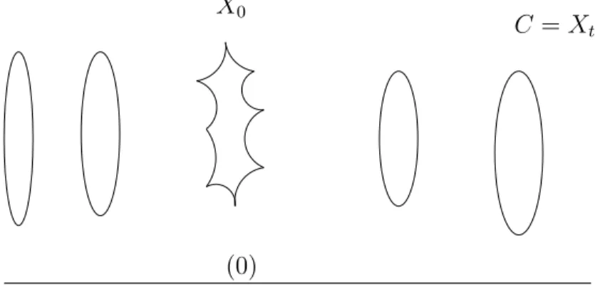 Figure 2-1: Degenerating to a g-cuspidal curve
