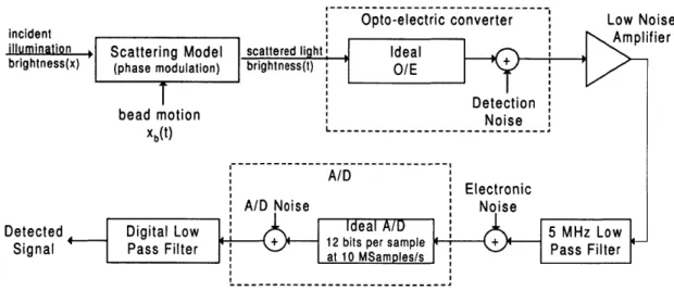 Figure  4-3:  Signal  processing  method.  The  photomultiplier  converted  optical  power into  electrical  current