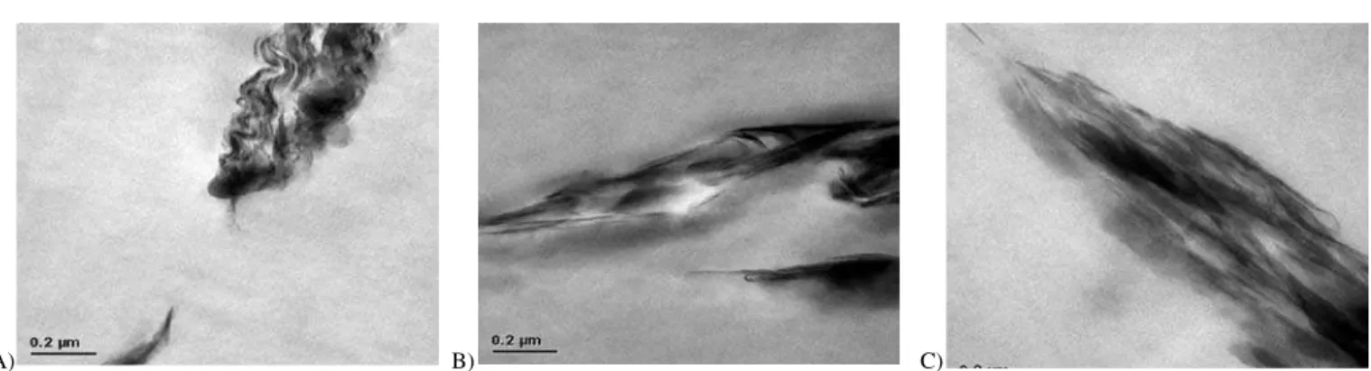Fig. 7 shows the rheological behavior at 200 o C of neat PS and composites of PS with C10A based on PS1510