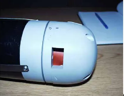 Figure 3: Nosepiece for BE  From the density the volume of the nose cap was determined: 