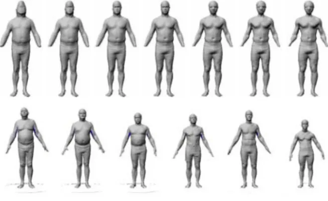 Figure 9. Correlation between the first mode of variation and the normalized weight.