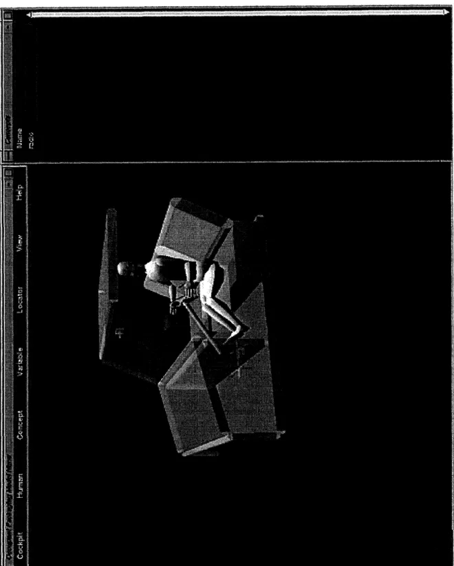 Figure  8-1:  Large,  male  human  model  loaded  into  a  cockpit
