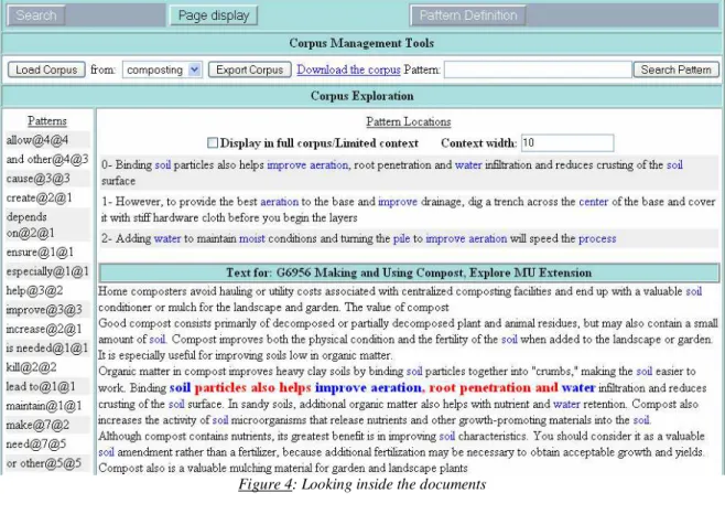 Figure 4: Looking inside the documents 