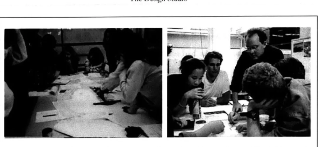 Figure 3:  Interpretations  of the building  site  by  the  studio  as  a  group.