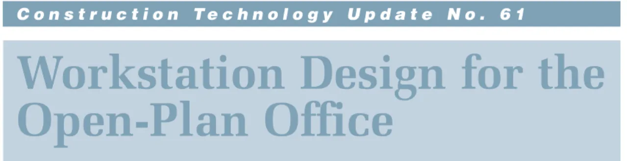 Figure 1. Millions of North Americans work in regular grids of cubicles like these.