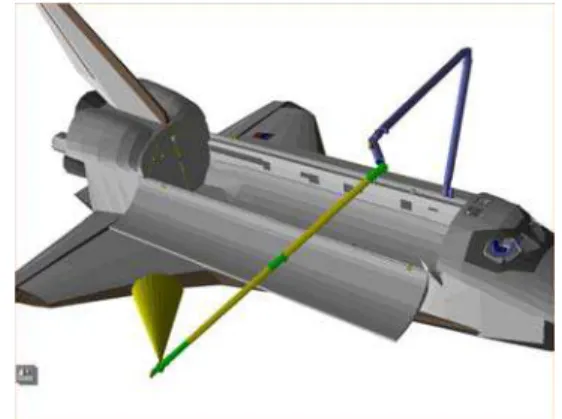 Figure 3 :  A 3D laser scanner on an unstable  scaffolding structure; the working environment seriously  compromises the accuracy of the range data