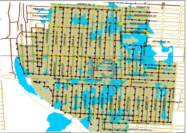 Figure 4 Integration of Spatial Representation, Simulation Models, and Data Management  (Halfawy et al, 2000) 