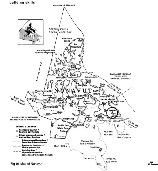 Fig  01  Map of  Nunavut
