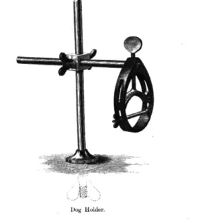 Figure 3.1:  &#34;Roy's  Dog  Holder,&#34;  Towson  &amp; Mercer  Catalogue  of Chemical  and  Scientific  Apparatus  and Chemicals,  1 0 0'  ed., (London:  TM,  1908)