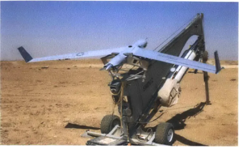 Figure 1.  Launching of ScanEagle  UAV  produced  by  Boeing.