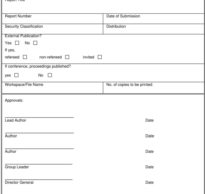 Figure 1.  Report Management Form 
