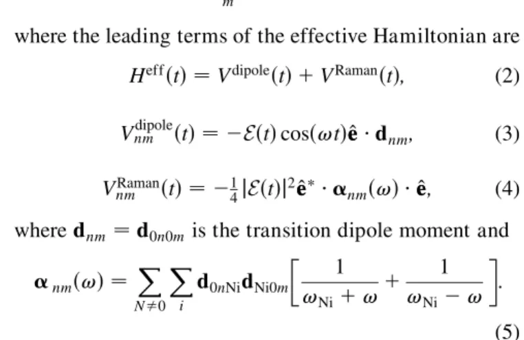 FIG. 2. Switched rotational wave packet in N 2 at 50 K.
