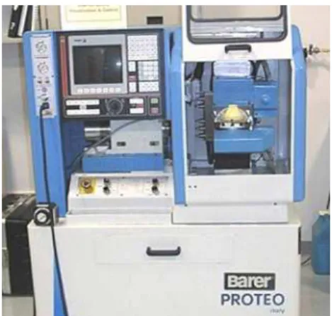 Figure 1.  Front View of Proteo Model D/94 (Courtesy of Adam Rehorn)  The operator’s position is in front of the machine about two feet away from the shell as  shown in Figure 1