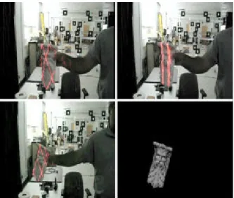 Figure 4 illustrates the hand-held  experimentation we used to demonstrate true  hand-held acquisition capabilities