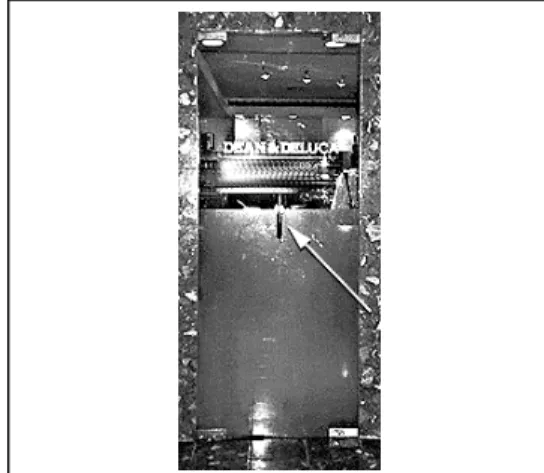 Figure 1:  A door with poor affordances.  