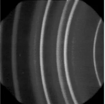 Figure 4 2-D frame from the 1150 ◦ C calcined sample in the range 23–