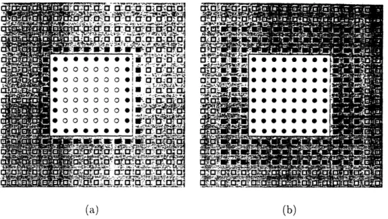 Figure  2:  Illustration  of our  approach  to  finding  the canonical  correlation  matrices  associated  with  (,s .,s¥:)  for  (a) a  first-order  WSMRF,  and  (b)  a  non-.larkov  random  field.