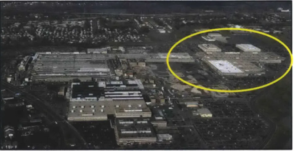 Figure  7: Overhead  picture of the Pratt &amp; Whitney  facility  in East Hartford, Connecticut.