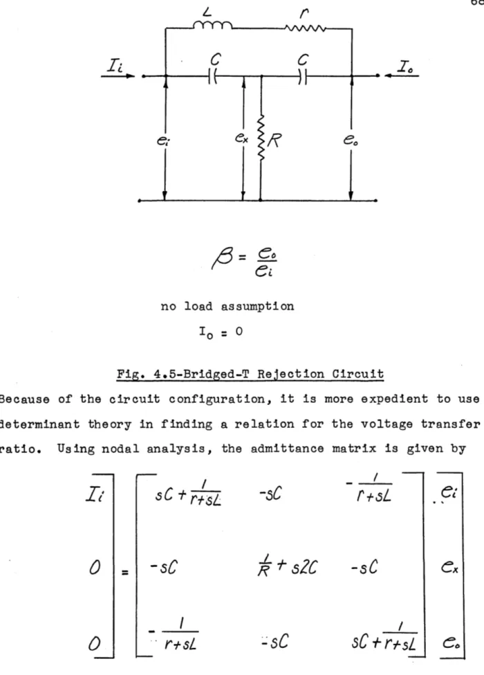 Fig.  4.5-Bridged-T  Rejection  Circuit
