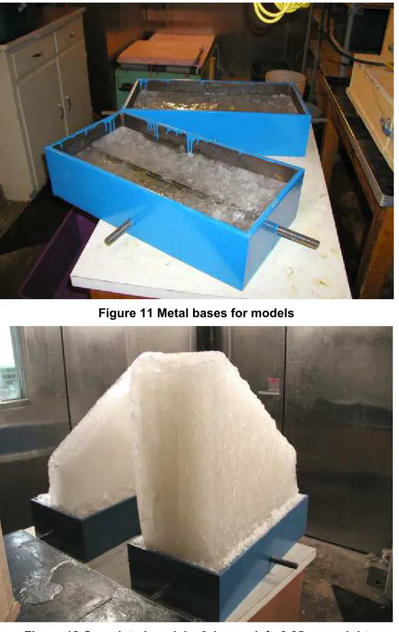 Figure 11 Metal bases for models 