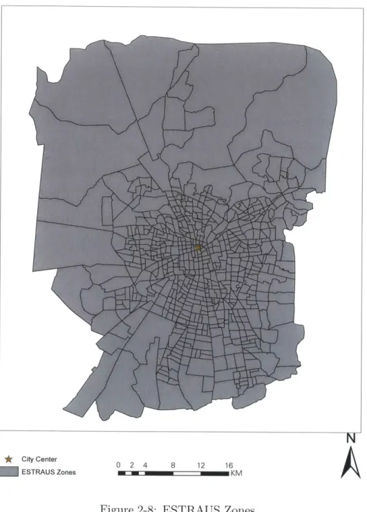 Figure  2-8:  ESTRAUS  Zones