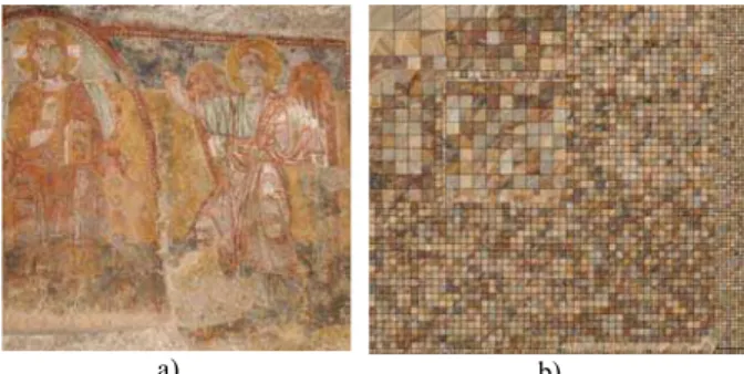 Figure 6. 3D points selection in Polyworks TM  using the shaded  images 