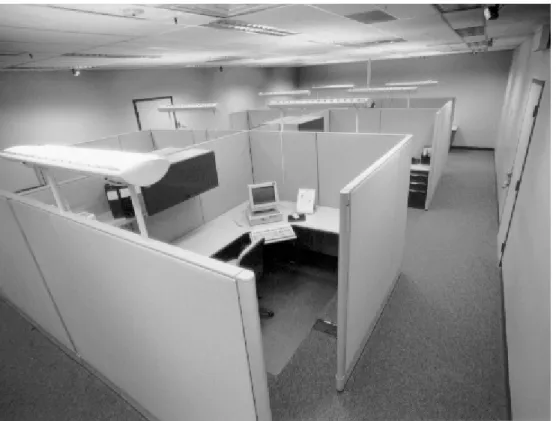 Figure 1.  Photograph of NRC's Indoor Environment Research Facility, as configured for this experiment.