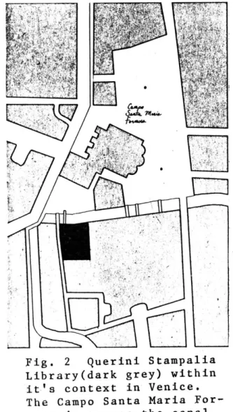 Fig.  2  Querini  Stampalia Library(dark grey)  within