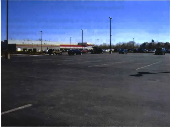 Figure  15: Peabody Costo  parking  lot photographed  from  Route  I