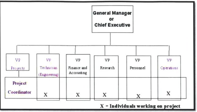 Figure 5:  Example  of a Matrix  Organizational  Chart CULTURAL: