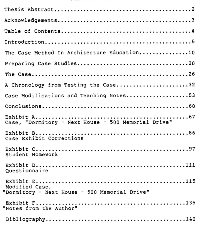 TABLE OF  CONTENTS